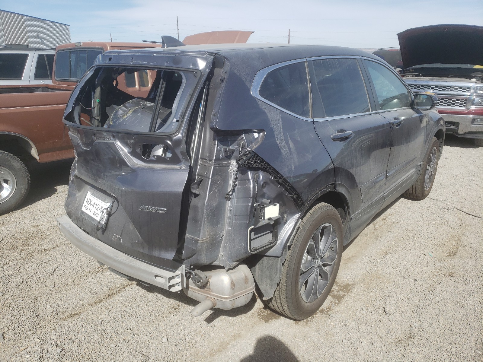 Photo 3 VIN: 2HKRW2H56MH616120 - HONDA CR-V EX 