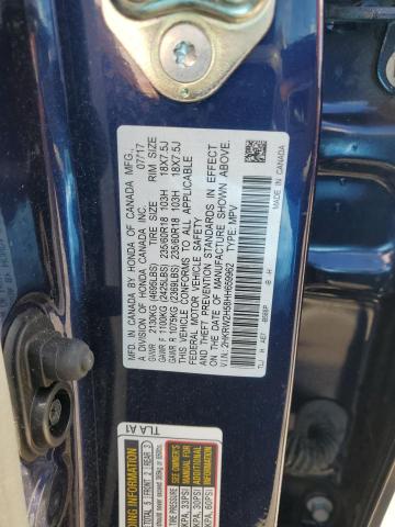 Photo 12 VIN: 2HKRW2H58HH659962 - HONDA CRV 