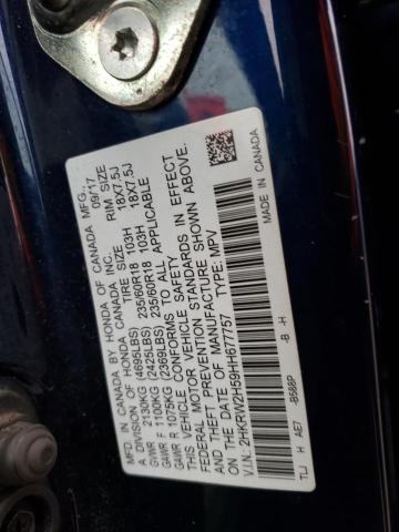 Photo 11 VIN: 2HKRW2H59HH677757 - HONDA CRV 