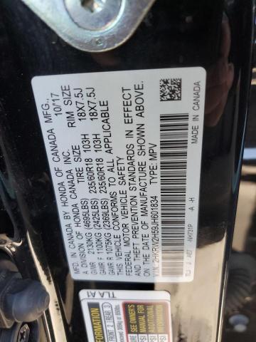 Photo 13 VIN: 2HKRW2H59JH601834 - HONDA CR-V EX 