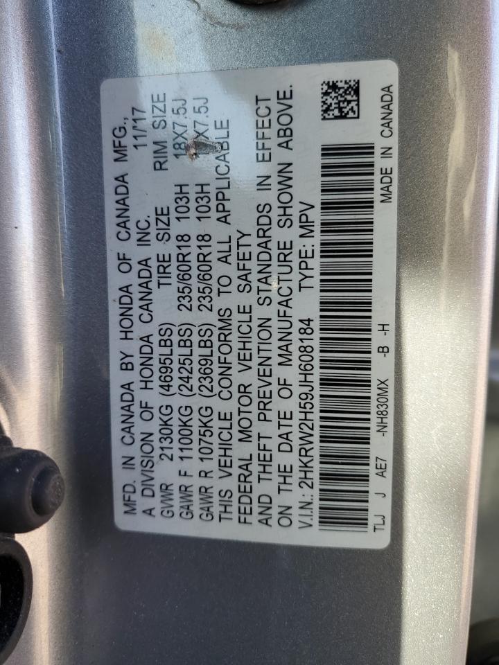 Photo 11 VIN: 2HKRW2H59JH608184 - HONDA CR-V 