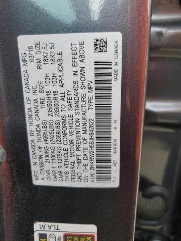 Photo 12 VIN: 2HKRW2H59JH642822 - HONDA CRV 