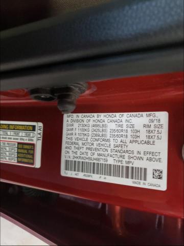 Photo 9 VIN: 2HKRW2H59JH687159 - HONDA CR-V EX 