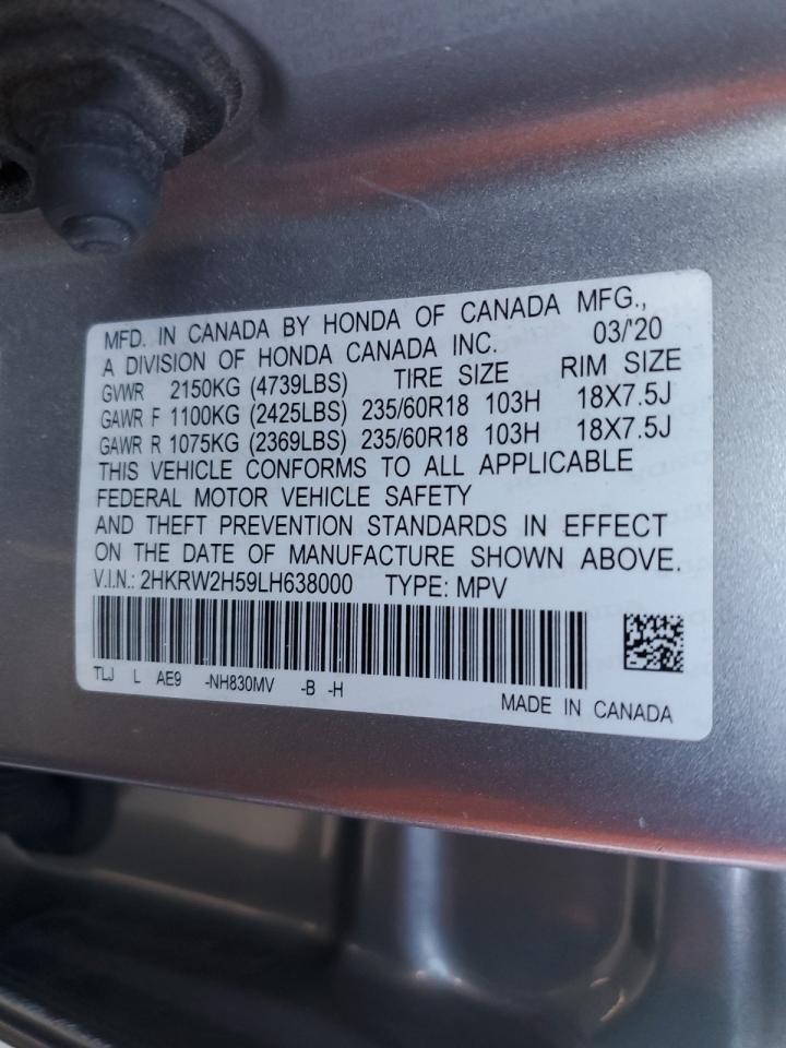 Photo 11 VIN: 2HKRW2H59LH638000 - HONDA CR-V 