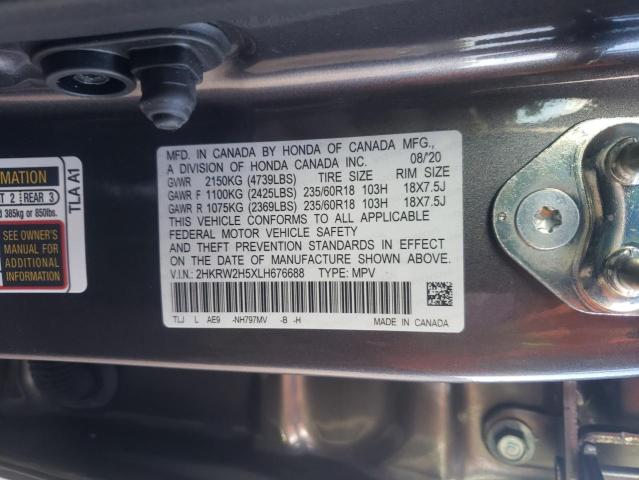 Photo 9 VIN: 2HKRW2H5XLH676688 - HONDA CR-V EX 