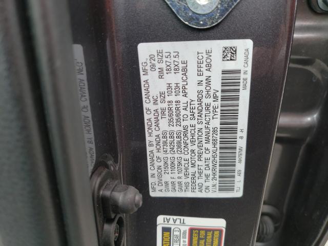 Photo 9 VIN: 2HKRW2H5XLH687285 - HONDA CR-V 