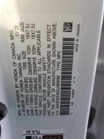 Photo 13 VIN: 2HKRW2H5XLH699095 - HONDA CRV 