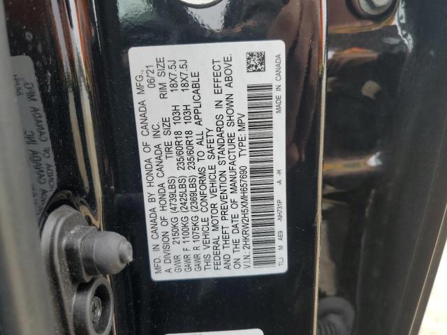 Photo 11 VIN: 2HKRW2H5XMH657690 - HONDA CR-V EX 