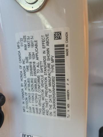 Photo 13 VIN: 2HKRW2H5XNH620852 - HONDA CR-V EX 