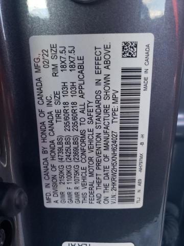 Photo 13 VIN: 2HKRW2H5XNH624027 - HONDA CRV 