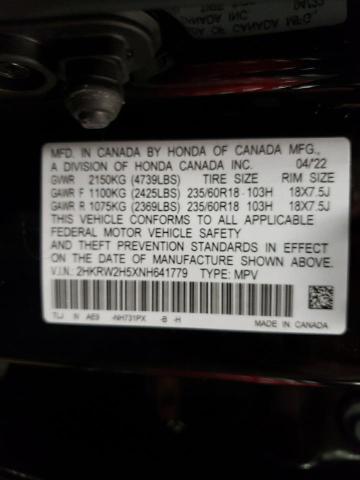 Photo 12 VIN: 2HKRW2H5XNH641779 - HONDA CR-V EX 