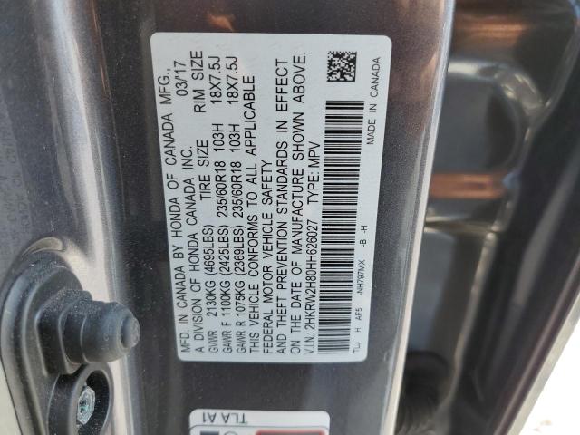 Photo 12 VIN: 2HKRW2H80HH626027 - HONDA CR-V EXL 