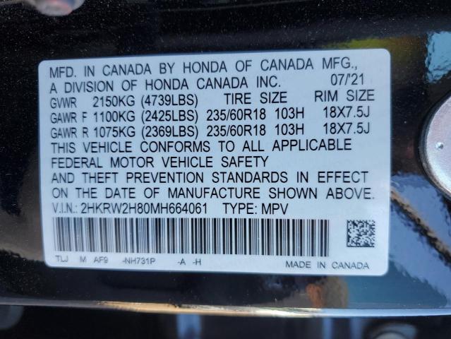 Photo 12 VIN: 2HKRW2H80MH664061 - HONDA CRV 