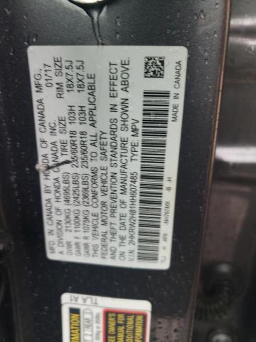 Photo 11 VIN: 2HKRW2H81HH607485 - HONDA CRV 