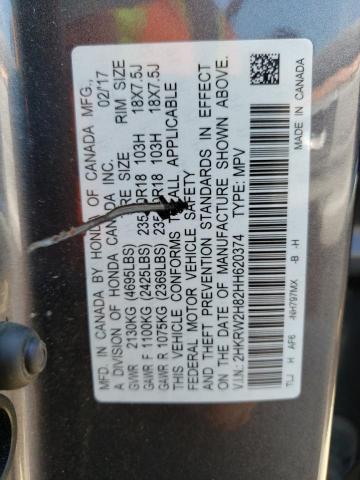 Photo 12 VIN: 2HKRW2H82HH620374 - HONDA CR-V EXL 