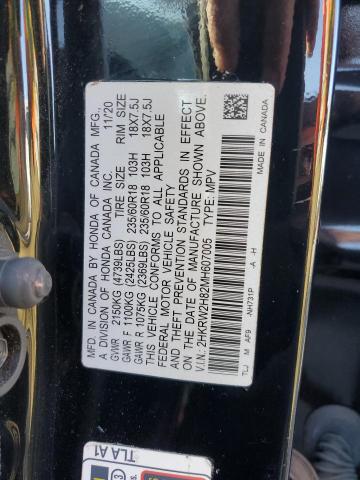 Photo 12 VIN: 2HKRW2H82MH607005 - HONDA CR-V EXL 