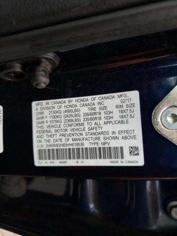 Photo 9 VIN: 2HKRW2H83HH618536 - HONDA CR-V EXL 