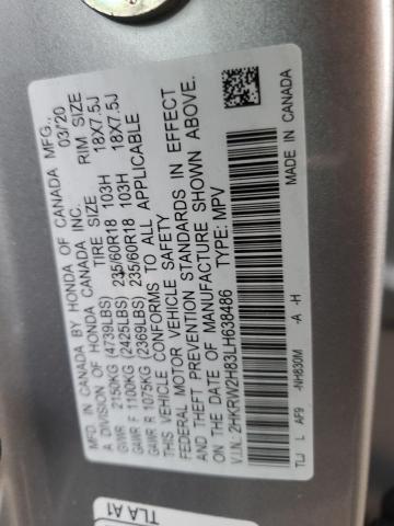 Photo 12 VIN: 2HKRW2H83LH638486 - HONDA CR-V EXL 