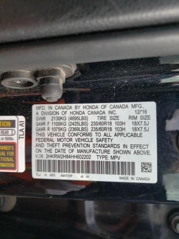 Photo 9 VIN: 2HKRW2H84HH602202 - HONDA CR-V EXL 