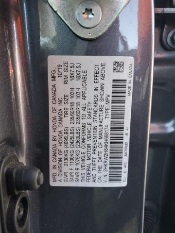 Photo 12 VIN: 2HKRW2H84KH668174 - HONDA CR-V EXL 