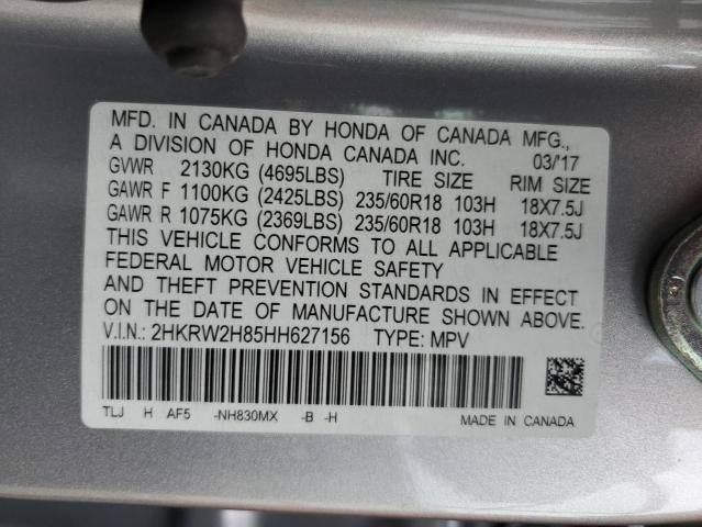 Photo 12 VIN: 2HKRW2H85HH627156 - HONDA CR-V EXL 