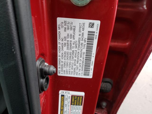 Photo 9 VIN: 2HKRW2H85LH611760 - HONDA CR-V EXL 