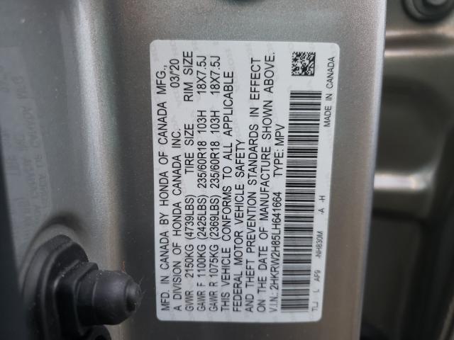 Photo 9 VIN: 2HKRW2H85LH641664 - HONDA CR-V EXL 