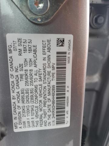 Photo 11 VIN: 2HKRW2H86HH662899 - HONDA CR-V EXL 