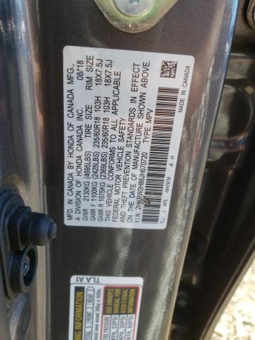 Photo 9 VIN: 2HKRW2H86JH670720 - HONDA CR-V EXL 