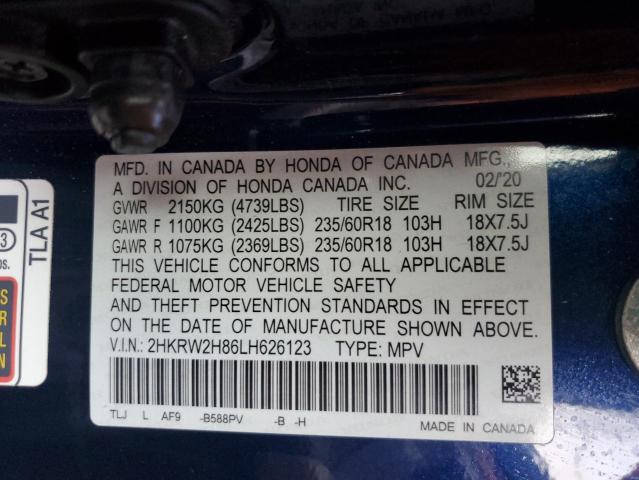 Photo 13 VIN: 2HKRW2H86LH626123 - HONDA CRV EXL 