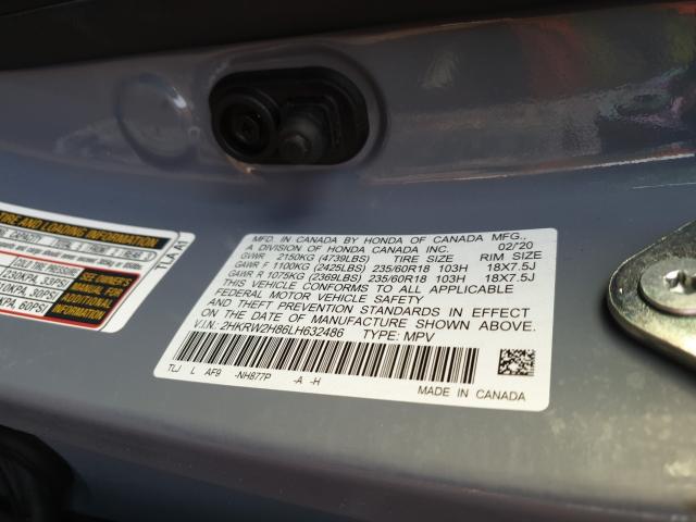 Photo 9 VIN: 2HKRW2H86LH632486 - HONDA CR-V EXL 