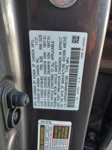 Photo 12 VIN: 2HKRW2H86NH607266 - HONDA CRV 