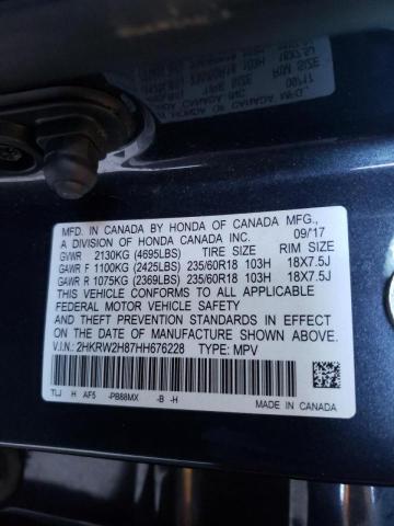 Photo 9 VIN: 2HKRW2H87HH676228 - HONDA CR-V EXL 