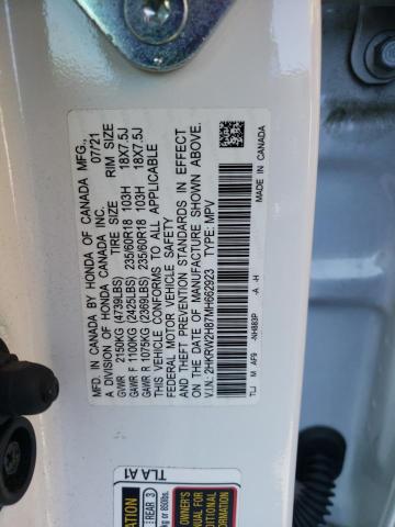 Photo 11 VIN: 2HKRW2H87MH662923 - HONDA CR-V EXL 