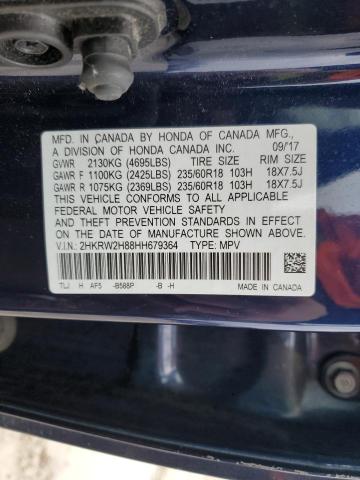 Photo 12 VIN: 2HKRW2H88HH679364 - HONDA CR-V EXL 