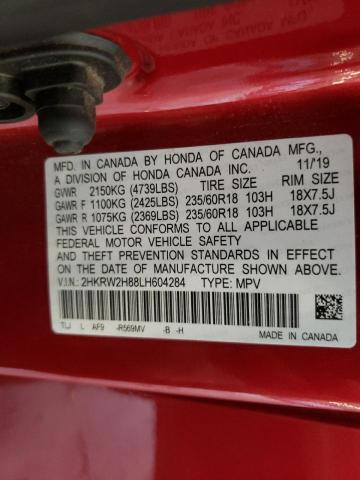 Photo 12 VIN: 2HKRW2H88LH604284 - HONDA CR-V EXL 