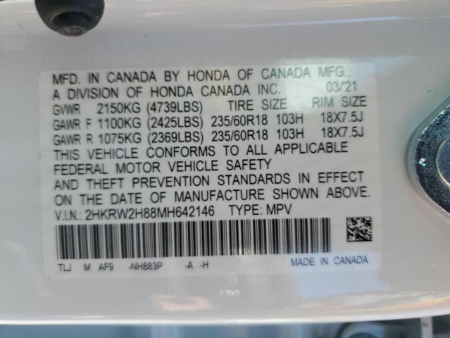 Photo 12 VIN: 2HKRW2H88MH642146 - HONDA CRV 