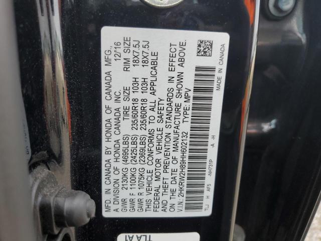 Photo 12 VIN: 2HKRW2H89HH602132 - HONDA CR-V EXL 