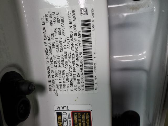 Photo 11 VIN: 2HKRW2H89LH667250 - HONDA CR-V EXL 