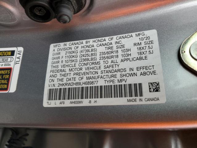 Photo 9 VIN: 2HKRW2H89LH689877 - HONDA CR-V EXL 