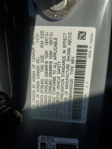 Photo 11 VIN: 2HKRW2H89NH605320 - HONDA CRV 