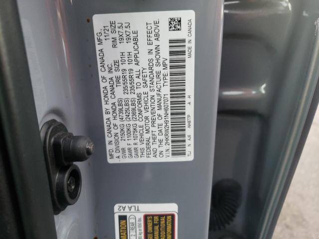 Photo 9 VIN: 2HKRW2H91NH607071 - HONDA CR-V TOURI 