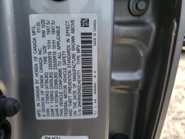 Photo 9 VIN: 2HKRW2H92LH614771 - HONDA CR-V TOURI 