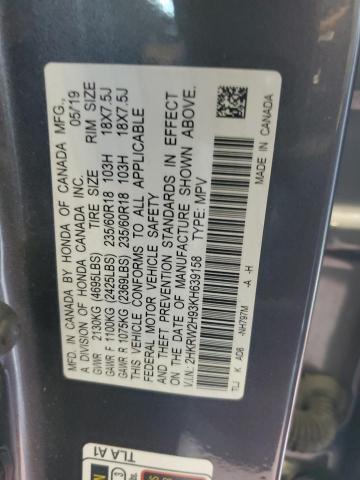 Photo 13 VIN: 2HKRW2H93KH639158 - HONDA CR-V TOURI 