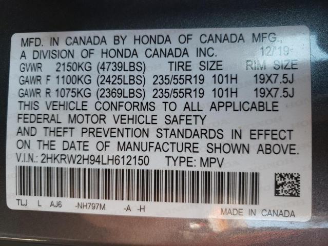 Photo 9 VIN: 2HKRW2H94LH612150 - HONDA CR-V TOURI 