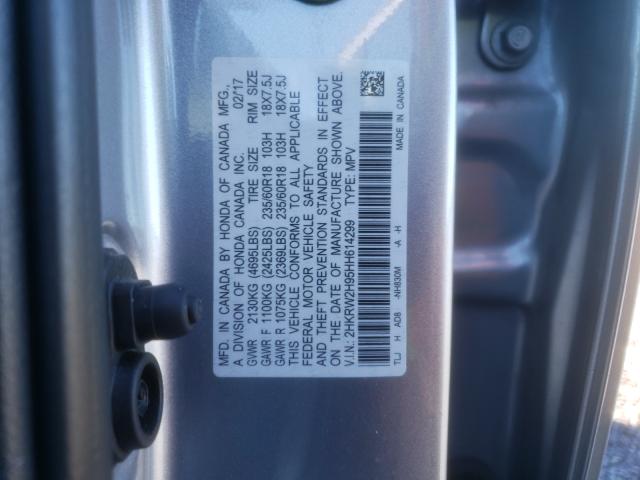 Photo 9 VIN: 2HKRW2H95HH614299 - HONDA CR-V TOURI 