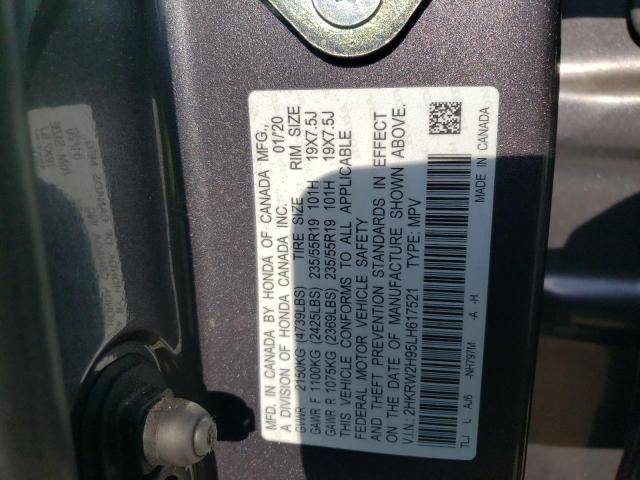 Photo 11 VIN: 2HKRW2H95LH617521 - HONDA CRV 