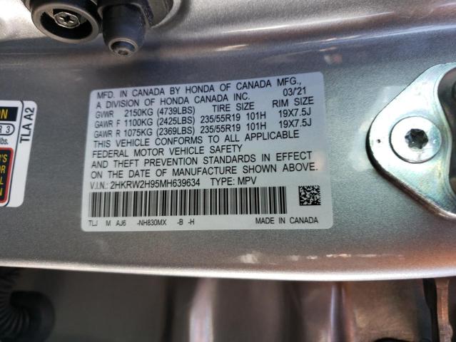 Photo 13 VIN: 2HKRW2H95MH639634 - HONDA CR-V TOURI 