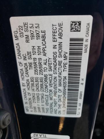 Photo 13 VIN: 2HKRW2H95NH635794 - HONDA CRV 