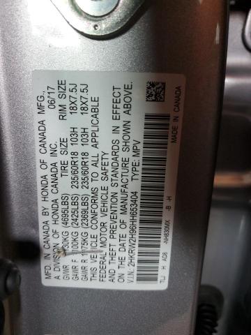 Photo 12 VIN: 2HKRW2H96HH653404 - HONDA CRV 